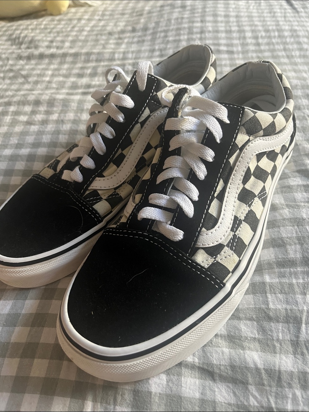 Vans Black and White Checkerboard Old Skool Sneakers